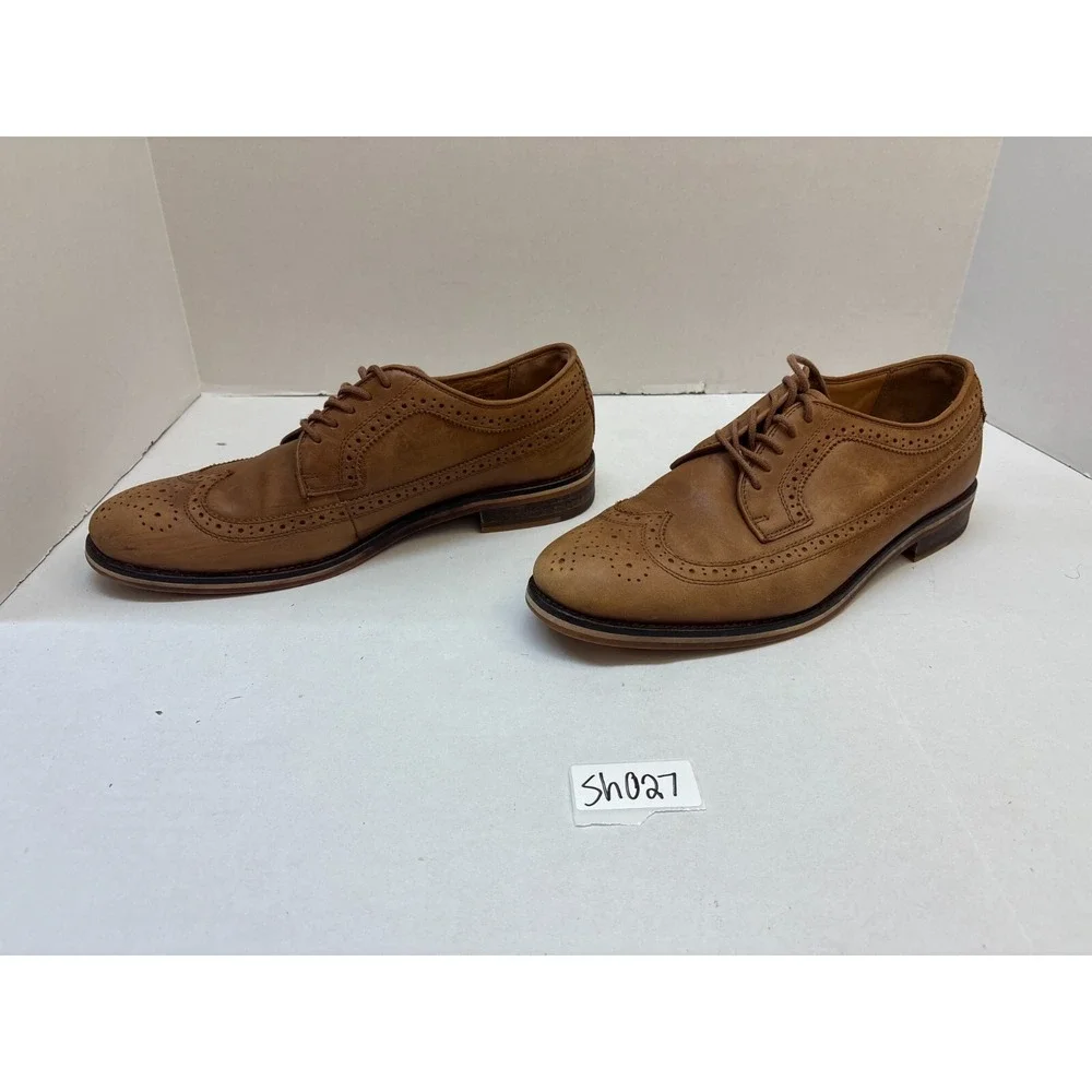 Polo Ralph‎ Lauren dress shoes Men's size 9.5 brown leather